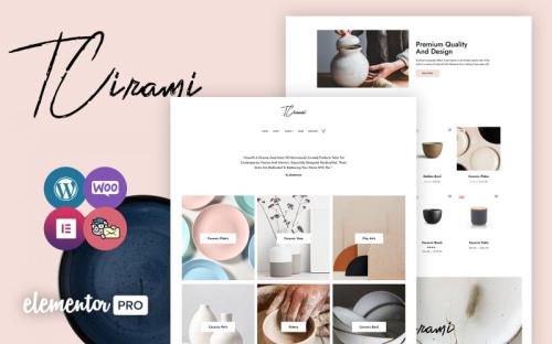 Tcerami – Ceramic Store WordPress Elementor Theme theme free